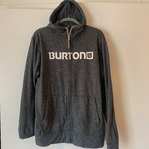 Mens Burton Snowboard Fullzip DryRide Hoodie